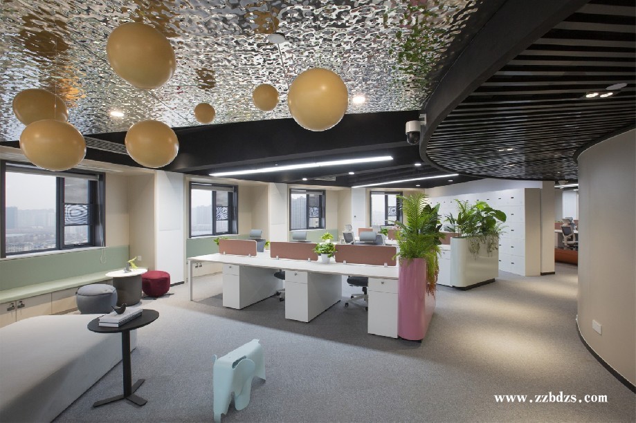 郑州办公室装修设计地面材料的选择方法
